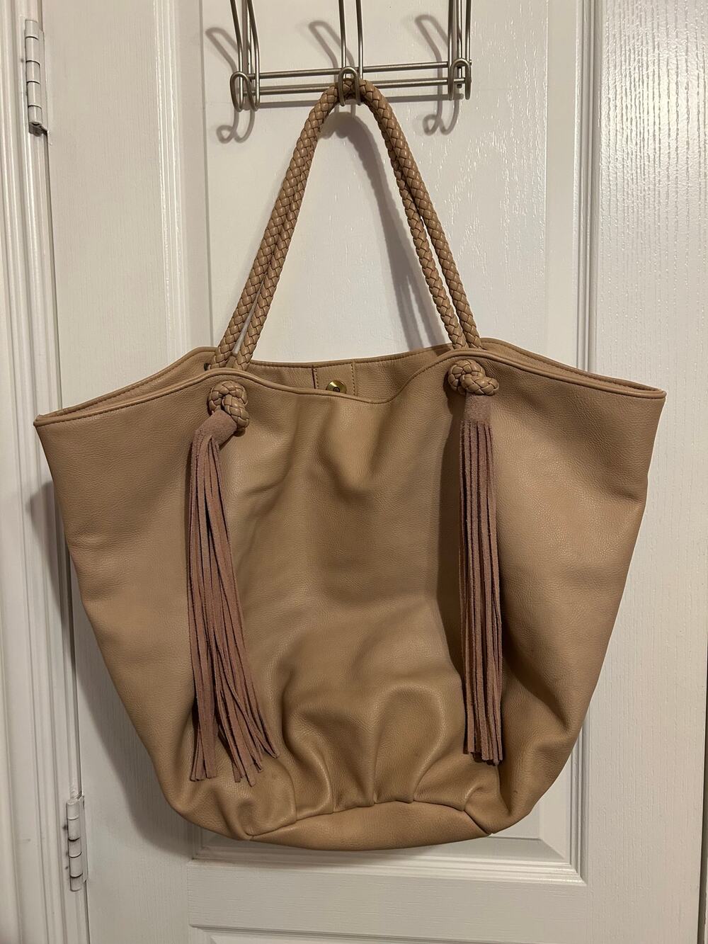 Anthropologie Morgan Tasseled Tote Bag